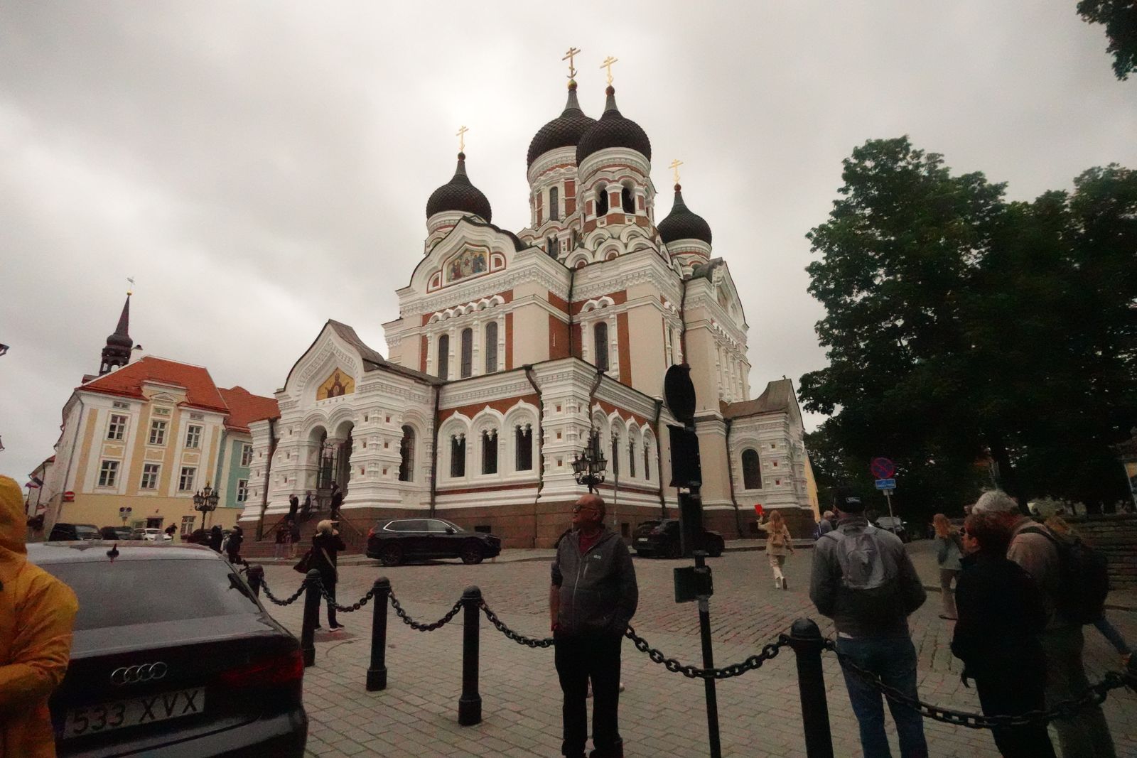 Onion domes of Alexander Nevsky Cathedral